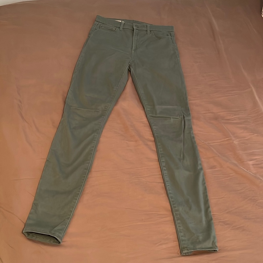 Gap True skinny high rise pants tall